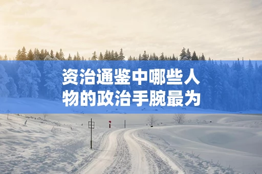 资治通鉴中哪些人物的政治手腕最为高明