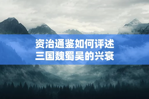 资治通鉴如何评述三国魏蜀吴的兴衰