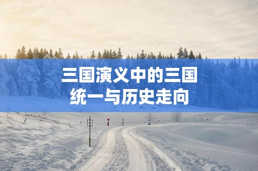 三国演义中的三国统一与历史走向
