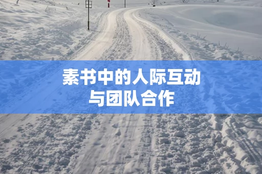 素书中的人际互动与团队合作