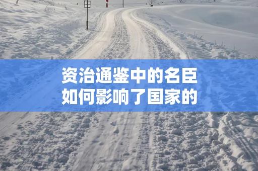 资治通鉴中的名臣如何影响了国家的命运