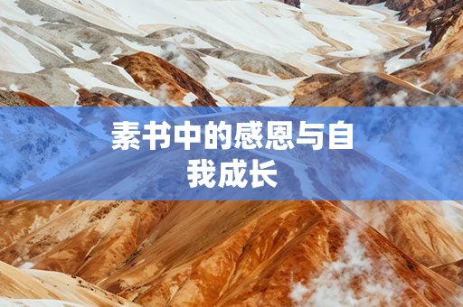 素书中的感恩与自我成长
