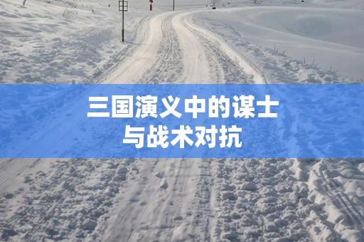三国演义中的谋士与战术对抗