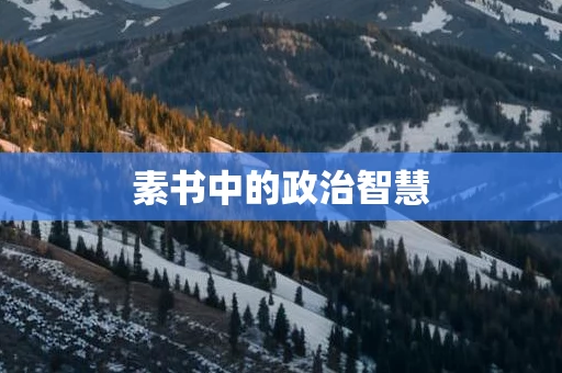 素书中的政治智慧