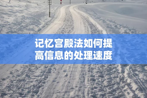 记忆宫殿法如何提高信息的处理速度