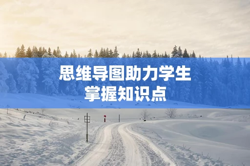 思维导图助力学生掌握知识点