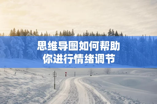 思维导图如何帮助你进行情绪调节
