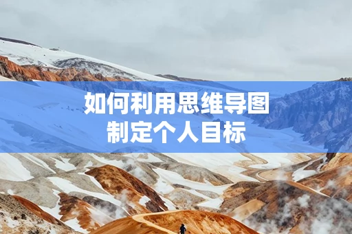 如何利用思维导图制定个人目标