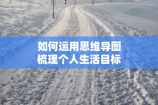 如何运用思维导图梳理个人生活目标