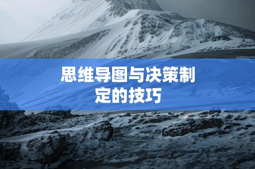 思维导图与决策制定的技巧