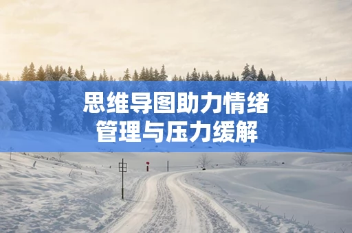 思维导图助力情绪管理与压力缓解