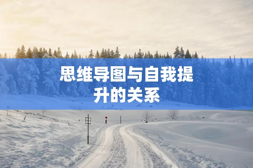 思维导图与自我提升的关系