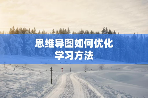 思维导图如何优化学习方法
