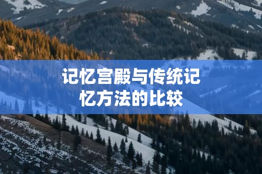 记忆宫殿与传统记忆方法的比较