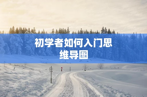 初学者如何入门思维导图