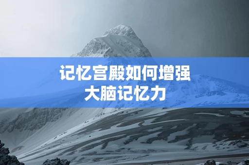 记忆宫殿如何增强大脑记忆力