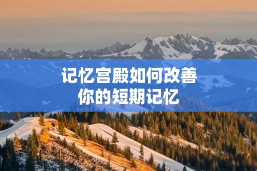 记忆宫殿如何改善你的短期记忆