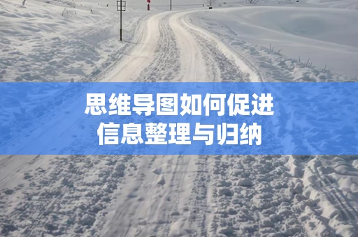 思维导图如何促进信息整理与归纳