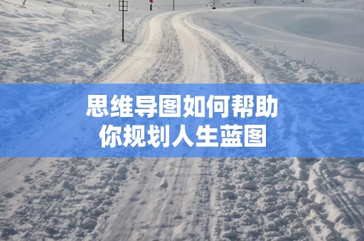 思维导图如何帮助你规划人生蓝图