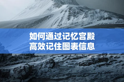 如何通过记忆宫殿高效记住图表信息