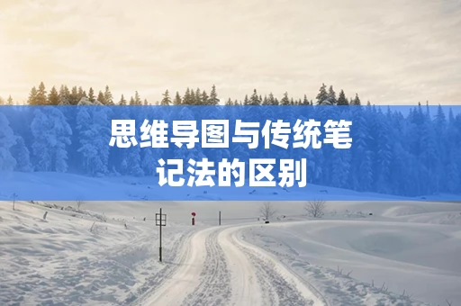 思维导图与传统笔记法的区别