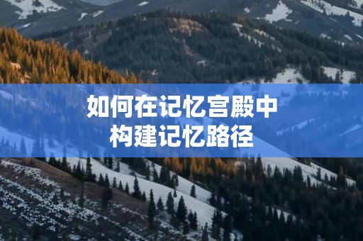 如何在记忆宫殿中构建记忆路径