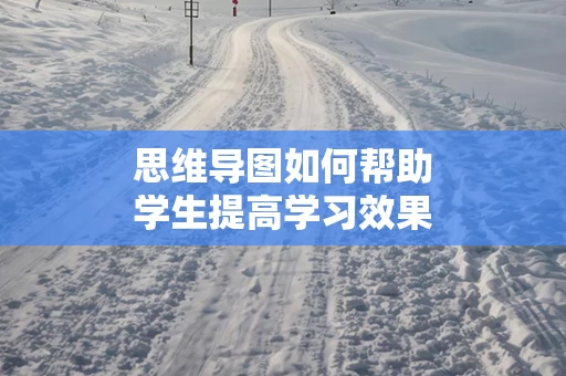 思维导图如何帮助学生提高学习效果