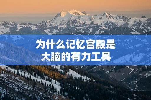 为什么记忆宫殿是大脑的有力工具