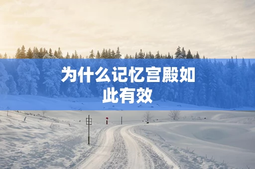 为什么记忆宫殿如此有效