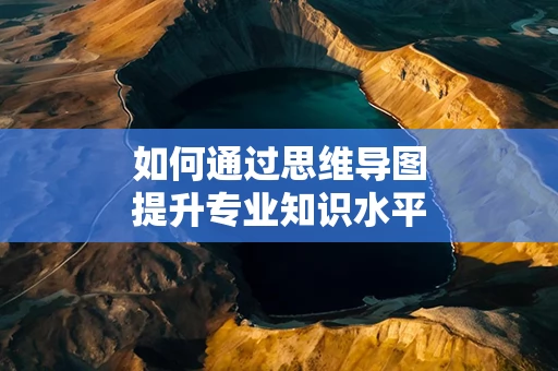 如何通过思维导图提升专业知识水平