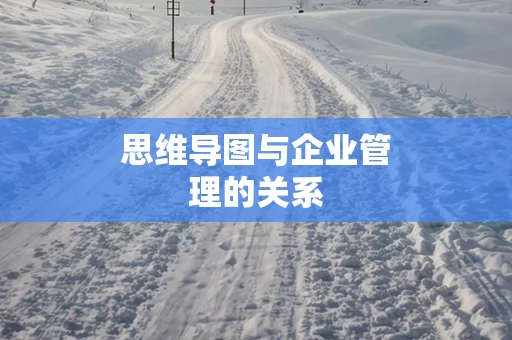思维导图与企业管理的关系