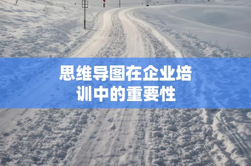 思维导图在企业培训中的重要性
