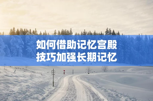 如何借助记忆宫殿技巧加强长期记忆