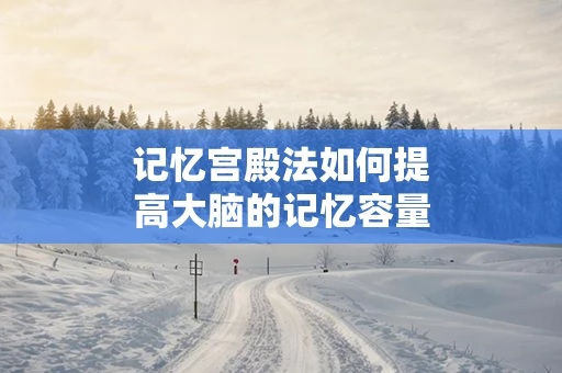 记忆宫殿法如何提高大脑的记忆容量